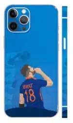 Virat Text Blue Skin