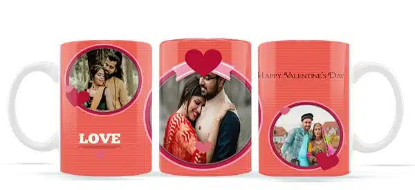 Create the Perfec Romantic Mug Love Gift - Photo Mug Printing | Buy at Mdprints.in