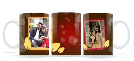 Normal designs with to Two photos - Photo Mug Printing | Buy at Mdprints.in