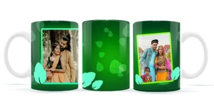 Custom Birthday 2 photo Mugs