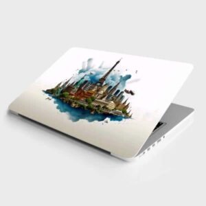 Vintage Map Style Laptop Skin - Laptop Skin | Buy at Mdprints.in