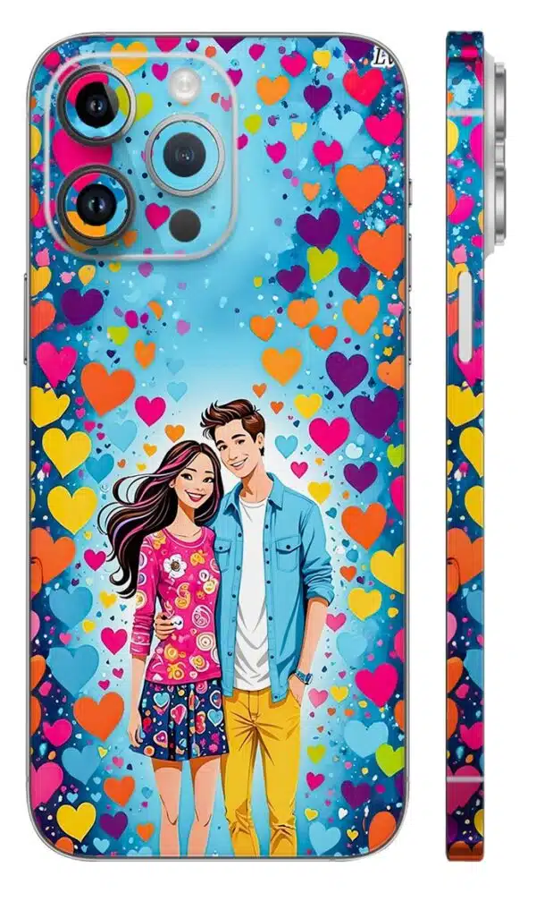 Couple Hug Skin - Love Mobile Skins | Buy at Mdprints.in