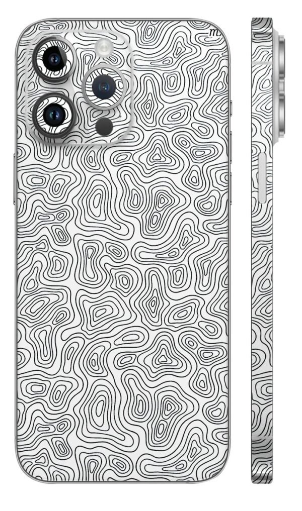Topographic Wavy Lines Skin - Mix Designs | Buy at Mdprints.in