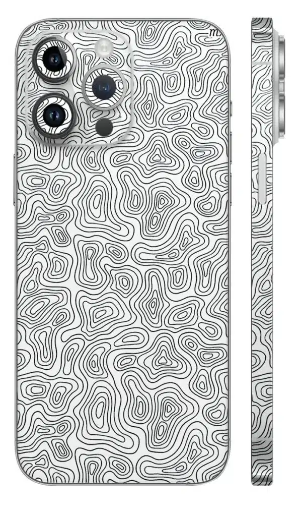 Topographic Wavy Lines Skin - Mix Designs | Buy at Mdprints.in