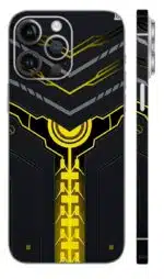 Yellow Black Geometric Skin