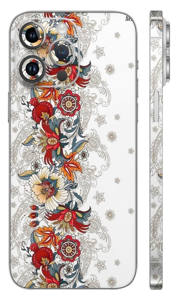 White Floral Skin