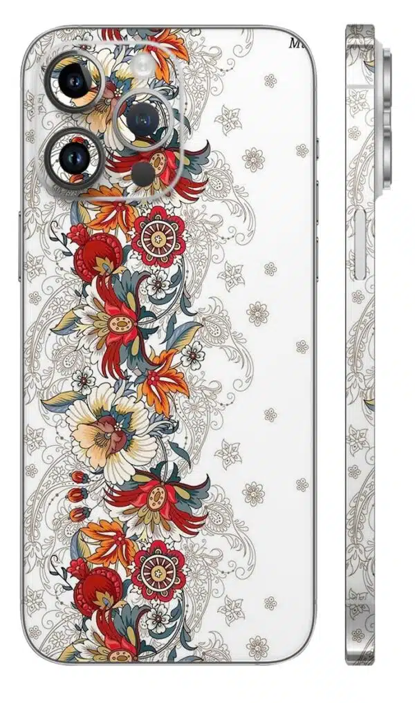White Floral Skin