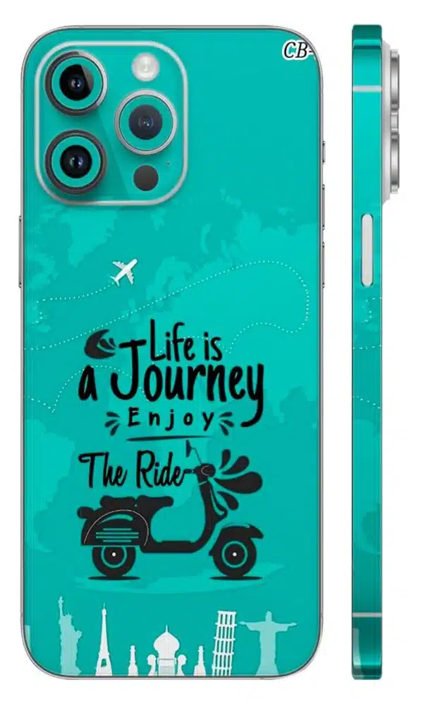 Life is a Journey Ride Mobile Skin - car & bikes skin | Buy at Mdprints.in