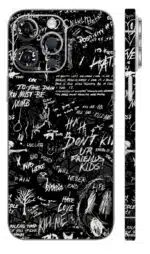 Elegant Black Pattern mobile Skin - Mix Designs | Buy at Mdprints.in