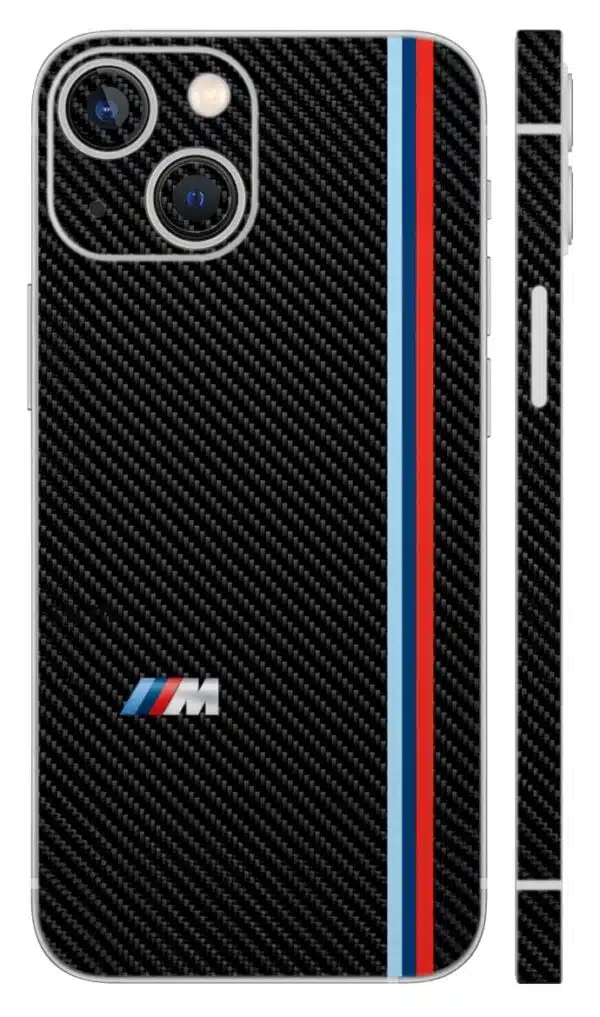 Bmw Retro Carbon fiber Mobile Skin - car & bikes skin | Buy at Mdprints.in