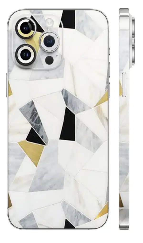 Elegant Black Pattern mobile skin - Mix Designs | Buy at Mdprints.in