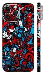 printed mobile skin - Mix Designs | Buy at Mdprints.in