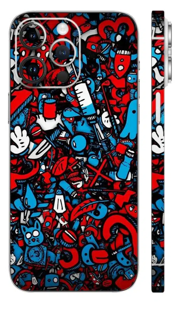 printed mobile skin - Mix Designs | Buy at Mdprints.in