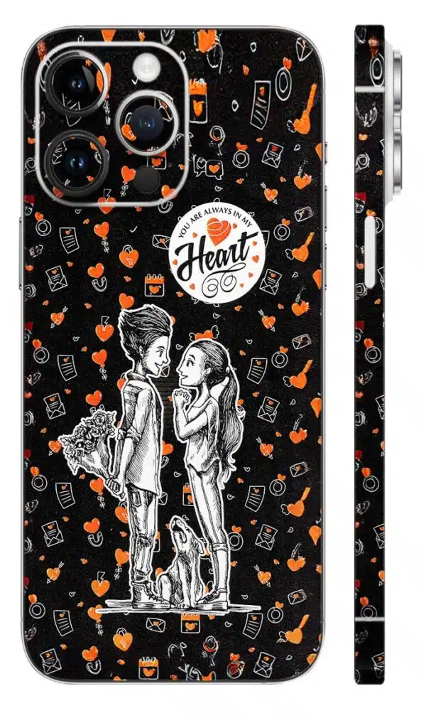 Pink Love Aesthetic Mobile Skin - Mix Designs | Buy at Mdprints.in