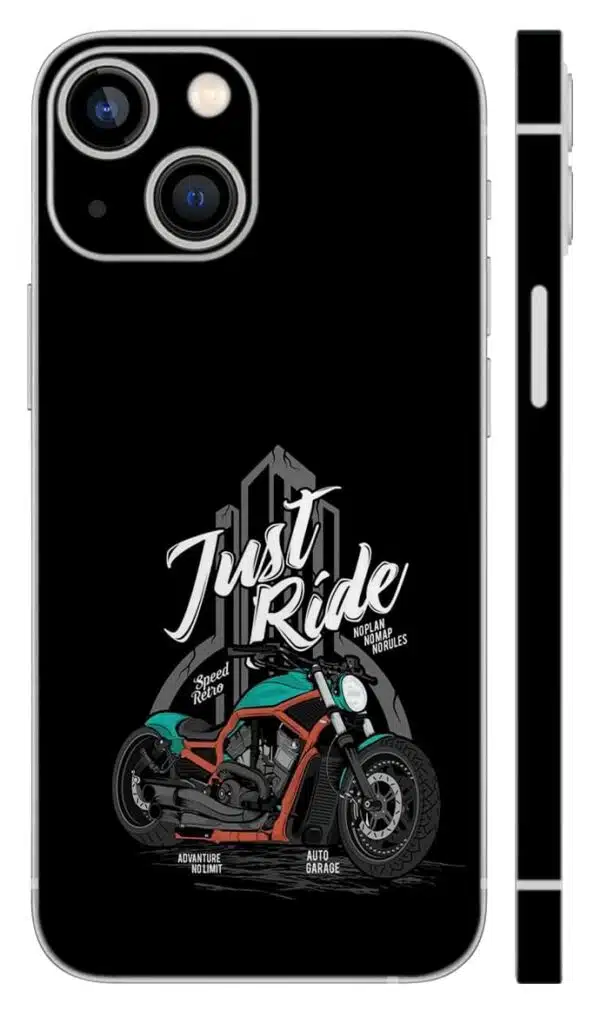 Ninja Stree just Ride Mobile Skin - car & bikes skin | Buy at Mdprints.in