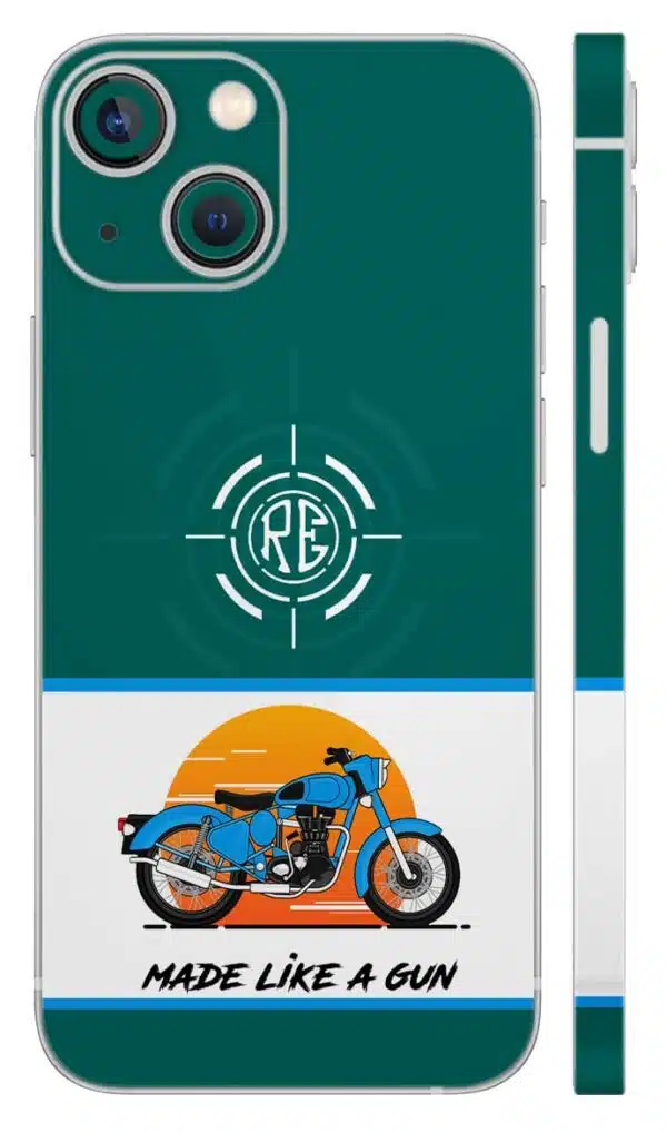 Royal Enfield Classic Rider Mobile Skin - car & bikes skin | Buy at Mdprints.in