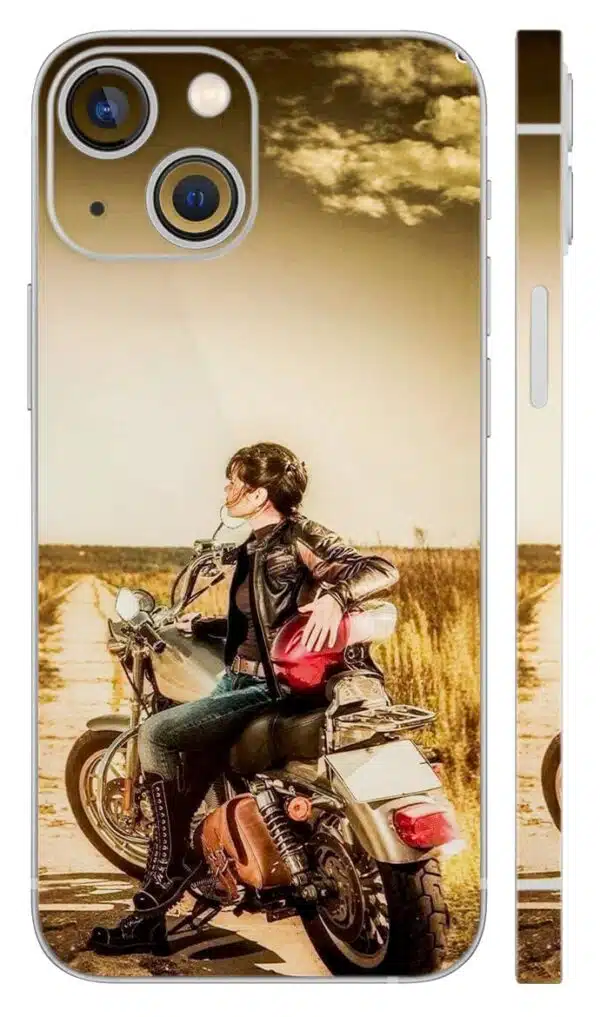 Royal Enfield Vintage Garage Mobile Skin - car & bikes skin | Buy at Mdprints.in