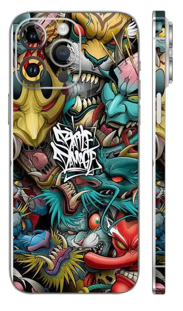 printed mobile skin - Mix Designs | Buy at Mdprints.in
