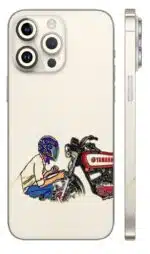 Yamaha Rx 100 City Rider Mobile Skin - car & bikes skin | Buy at Mdprints.in