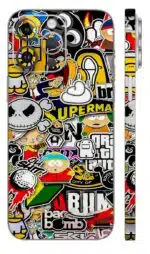 printed mobile skin - Mix Designs | Buy at Mdprints.in