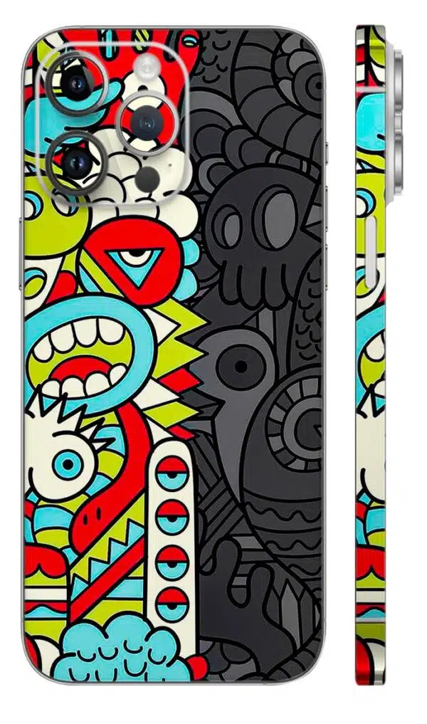printed mobile skin - Mix Designs | Buy at Mdprints.in