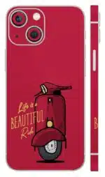 Ride More Beautiful Ride Mobile Skin - car & bikes skin | Buy at Mdprints.in
