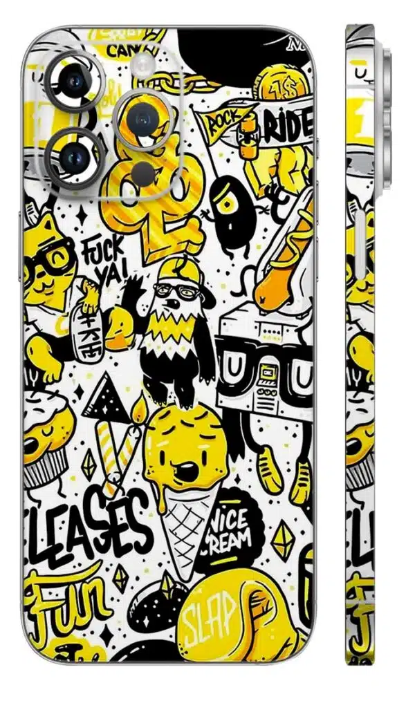 printed mobile skin - Mix Designs | Buy at Mdprints.in