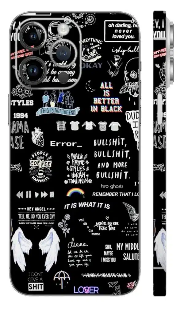 printed mobile skin - Mix Designs | Buy at Mdprints.in
