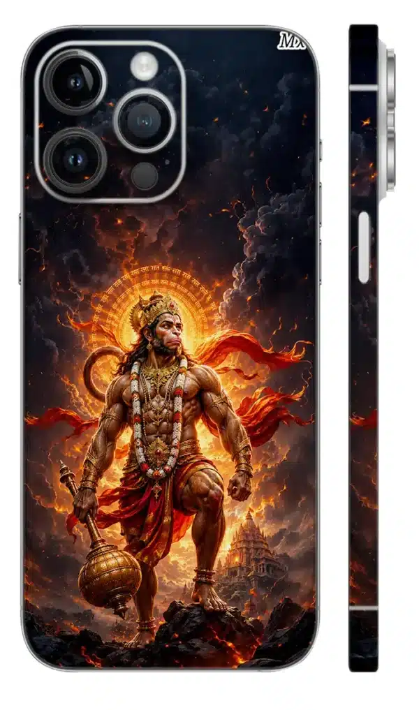 hanuman mobile skin, bajrangbali phone skin