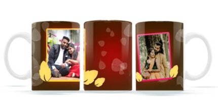 Normal designs with to Two photos - Photo Mug Printing | Buy at Mdprints.in