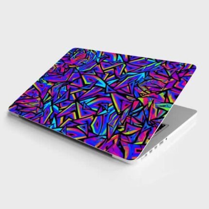 Purple Geometric Abstract Laptop Skin - Laptop Skin | Buy at Mdprints.in
