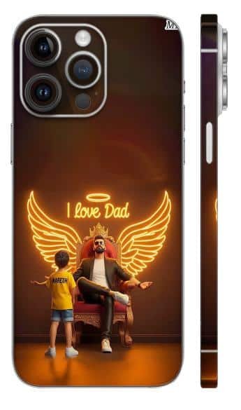 MD-3 Laptop Sticker & Skin Mockup The love of dad Skin - Mix Designs | Buy at Mdprints.in