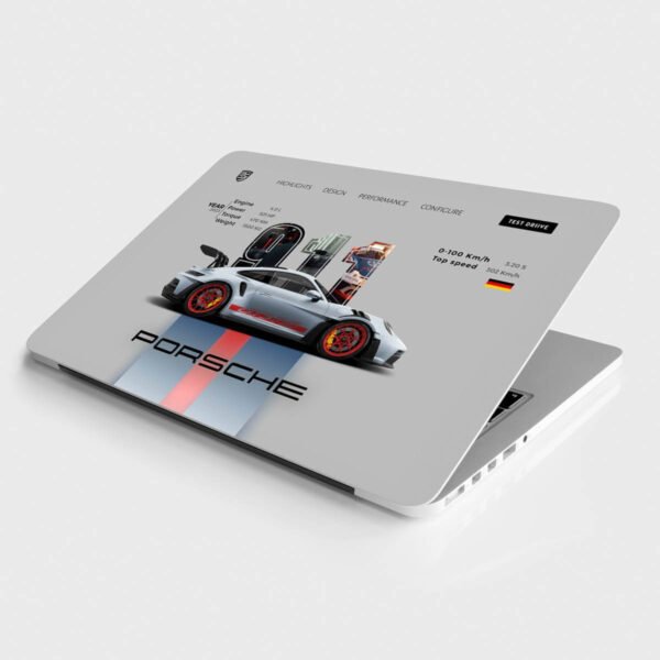 Porsche Raceer Laptopskin - Laptop Skin | Buy at Mdprints.in
