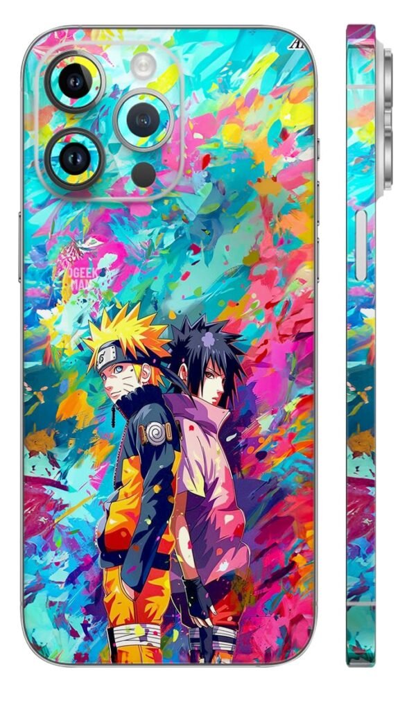 Naruto Abstract Color Skin - anime mobile skins | Buy at Mdprints.in