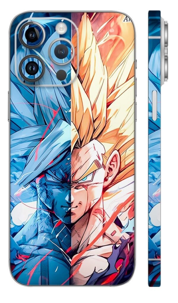 Goku Super Saiyan Blue and Vegeta Supe
