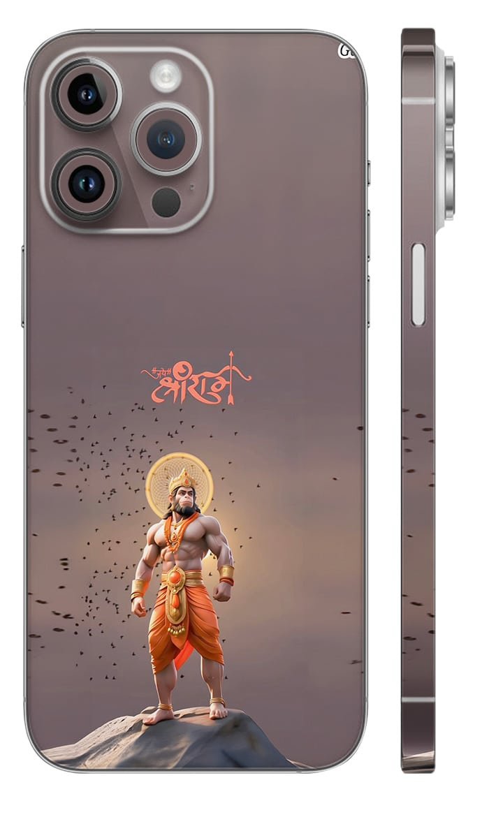 Gd-21 Laptop Sticker & Skin Mockup Hanuman Mobile Skin - Gods mobile Skin | Buy at Mdprints.in