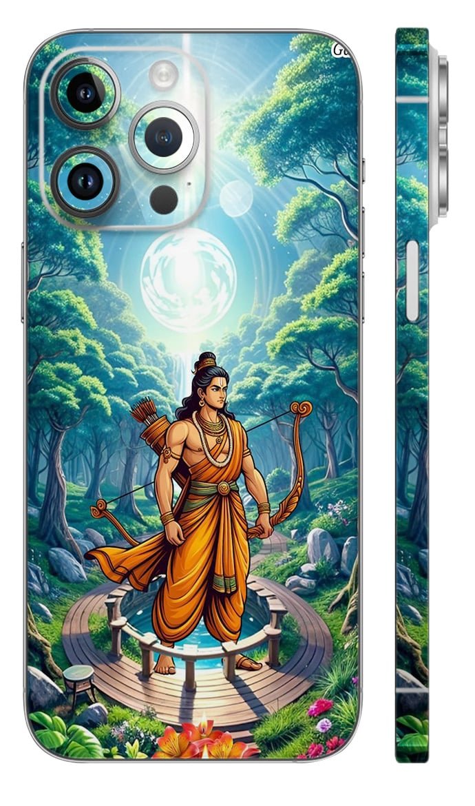 Gd-27 Laptop Sticker & Skin Mockup Spiritual Ram Mobile Skin - Gods mobile Skin | Buy at Mdprints.in