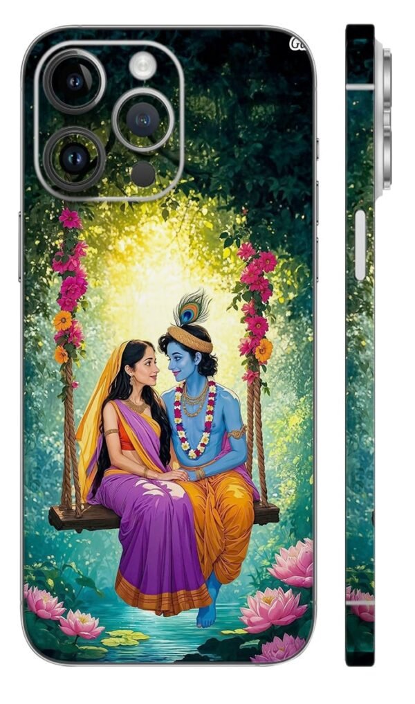 Krishna & Radha Skin - Gods mobile Skin | Buy at Mdprints.in