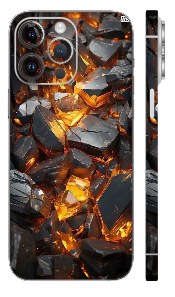 Fiery Flames mobile skin - Mix Designs | Buy at Mdprints.in