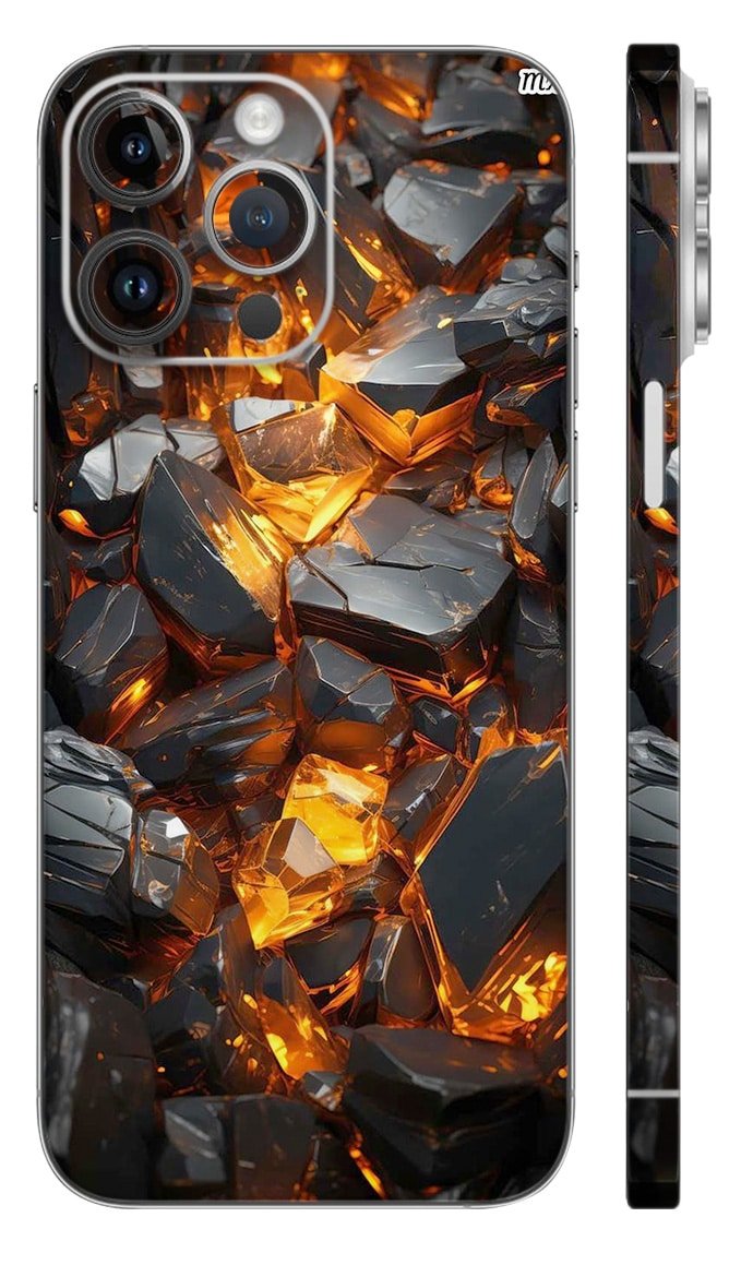 MX-36 Laptop Sticker & Skin Mockup Fiery Flames mobile skin - Mix Designs | Buy at Mdprints.in