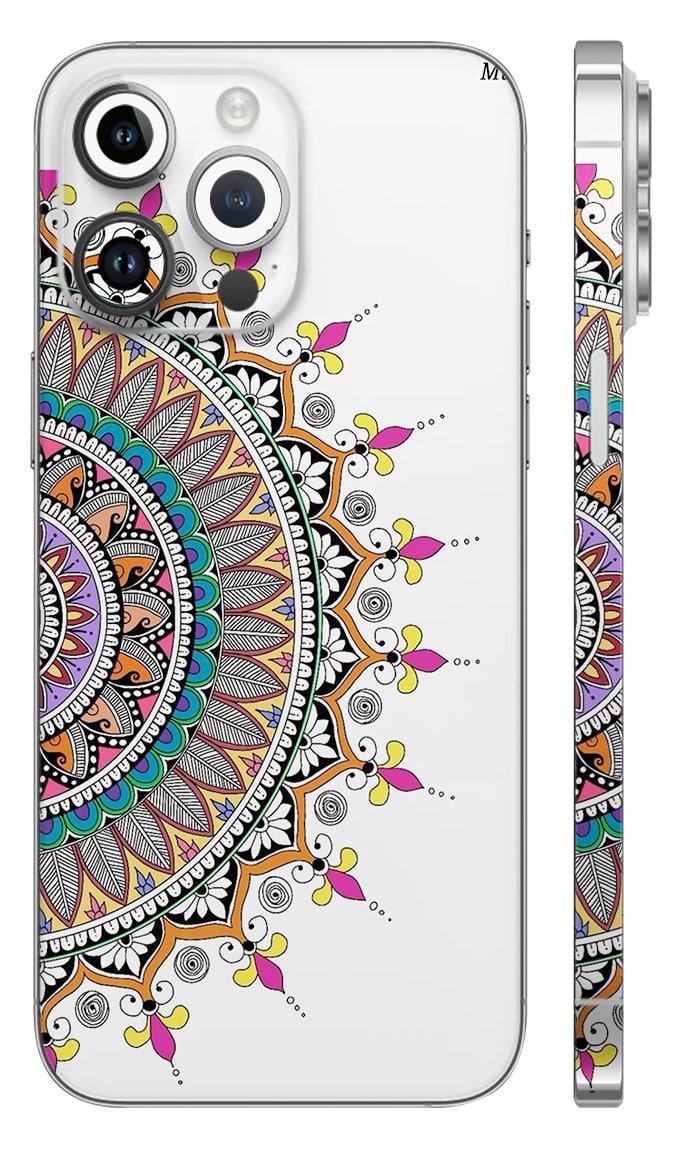 MX-71 Laptop Sticker & Skin Mockup Colorful Mandala Skin