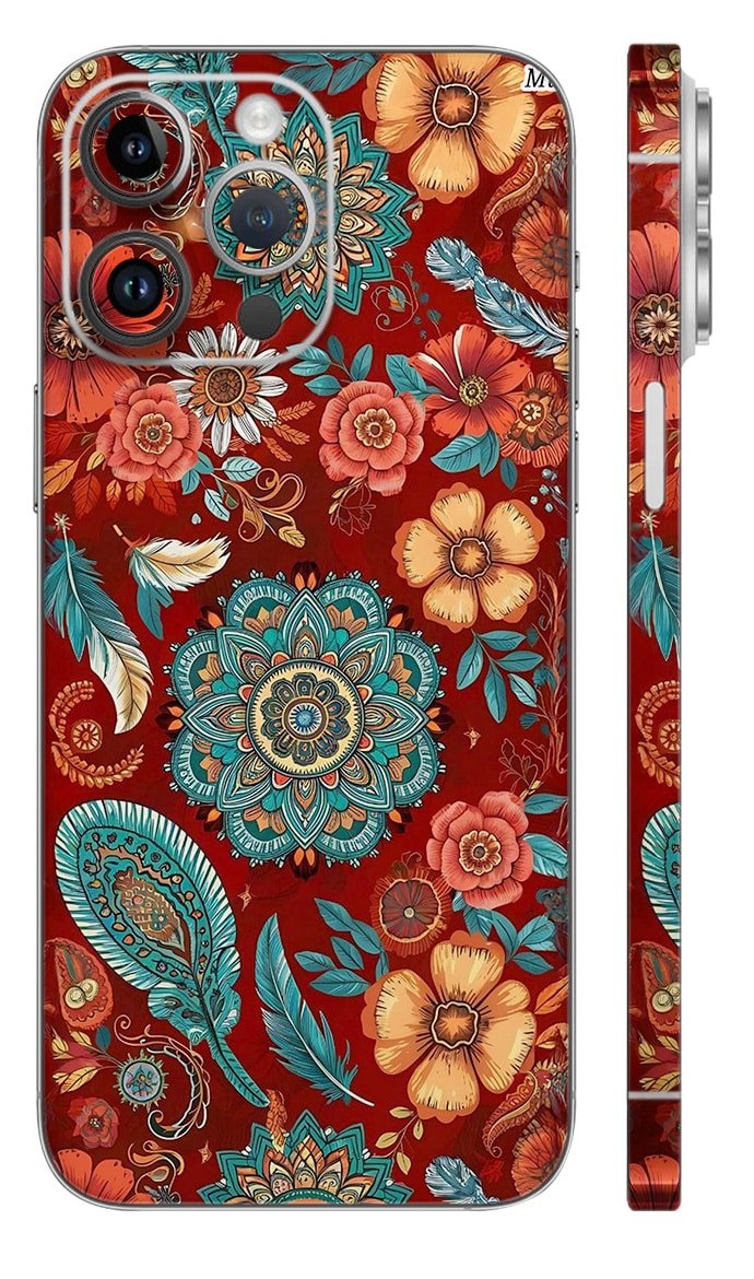 MX-75 Laptop Sticker & Skin Mockup Floral Pattern Skin