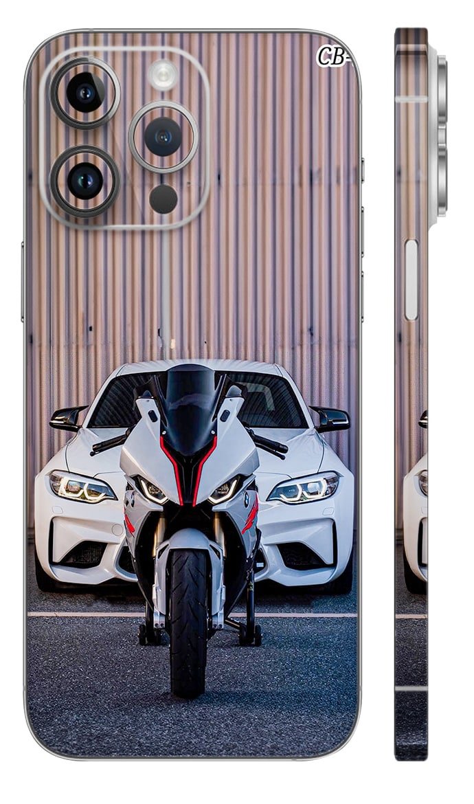 cb-14 Laptop Sticker & Skin Mockup BMW S1000RR Superbiker Mobile Skin - car & bikes skin | Buy at Mdprints.in