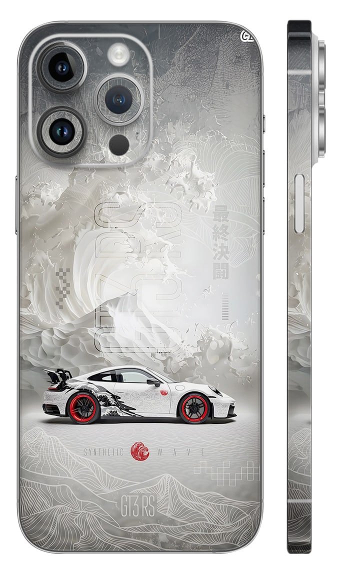 cb-27 Laptop Sticker & Skin Mockup Porsche 911 Red Mobile Skin - car & bikes skin | Buy at Mdprints.in