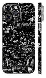 Elegant Black Pattern mobile Skin - Mix Designs | Buy at Mdprints.in