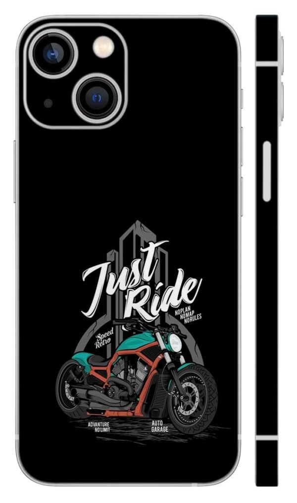 Ninja Stree just Ride Mobile Skin - car & bikes skin | Buy at Mdprints.in