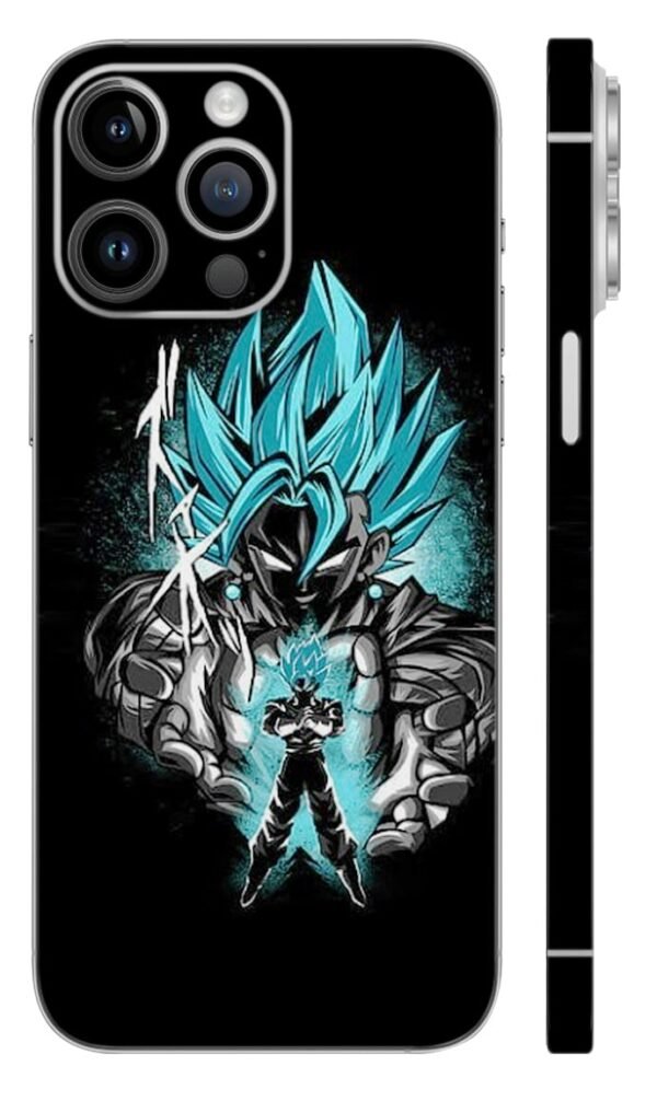 Goku Black Monochrome Mobile Skin - anime mobile skins | Buy at Mdprints.in