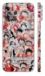 Luffy Straw Hat Orange Mobile Skin - anime mobile skins | Buy at Mdprints.in