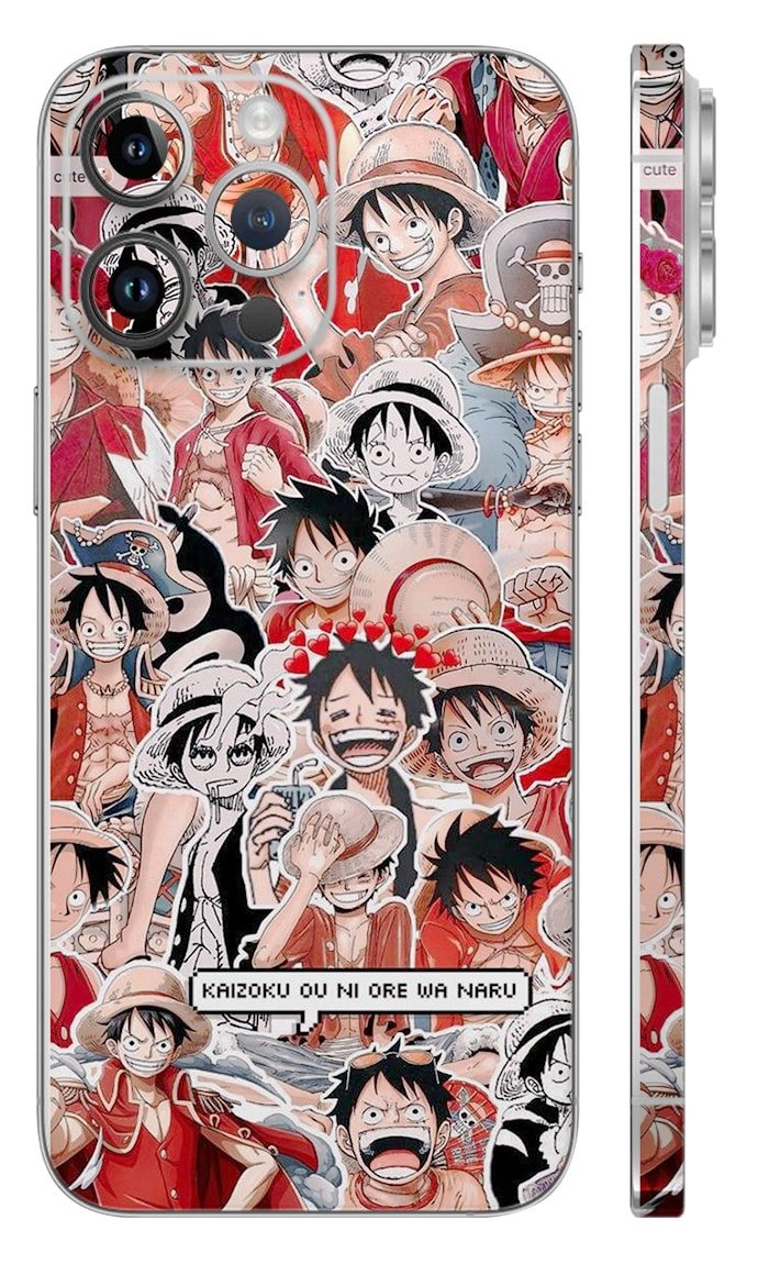95 iphone 14 pro max.psd-3 Luffy Straw Hat Orange Mobile Skin - anime mobile skins | Buy at Mdprints.in