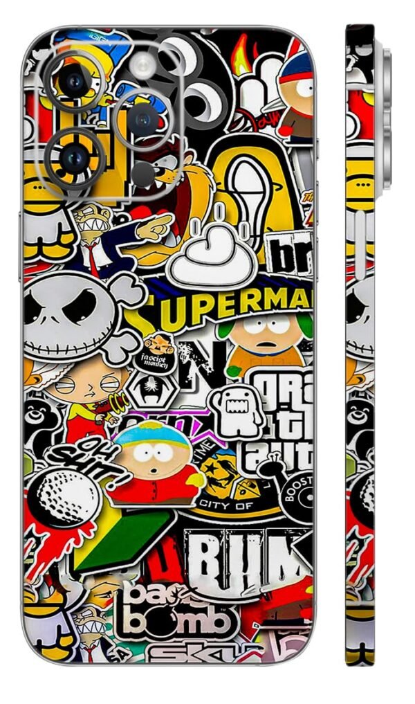 printed mobile skin - Mix Designs | Buy at Mdprints.in